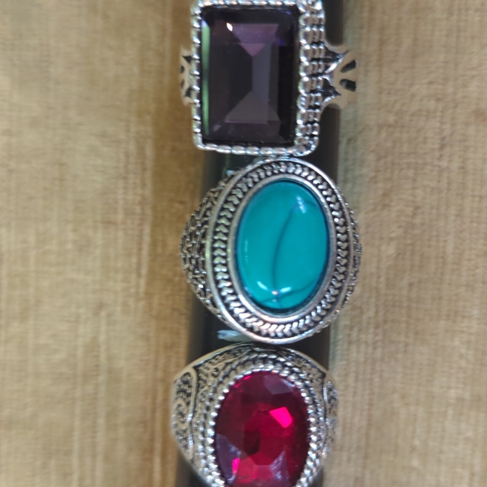 3 Rings size 8